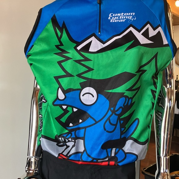 Custom cycling gear shirt vest - Picture 2 of 7